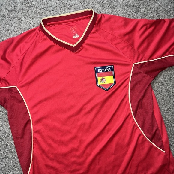 Spain National Team Futbol Jersey Men's size Medium Vintage - Picture 1 of 7
